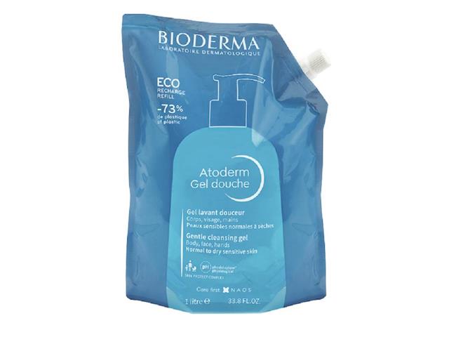 Bioderma Atoderm Gel Douche Żel pod prysznic i do kąpieli refill interakcje ulotka żel  1 l