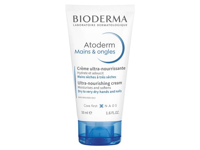 Bioderma Atoderm Mains & Ongles Krem do rąk i paznokci odżywczy interakcje ulotka   50 ml