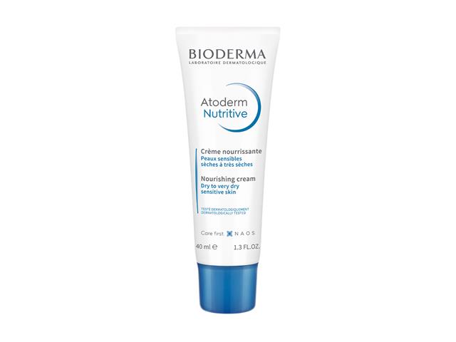 Bioderma Atoderm Nutritive Krem do twarzy odżywczy skóra sucha i osłabiona interakcje ulotka krem  40 ml