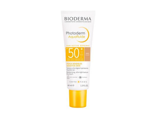 Bioderma Photoderm Aquafluide Fluid do skóry normalnej ultralekki ciemny SPF 50+ interakcje ulotka fluid  40 ml