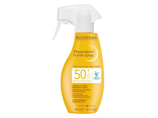 Bioderma Photoderm Family Spray do ciała lekki SPF 50+ interakcje ulotka spray  300 ml