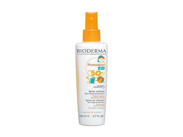 Bioderma Photoderm Kid Spray dla dzieci ochronny SPF 50+ interakcje ulotka   200 ml