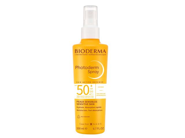 Bioderma Photoderm Spray do ciała lekki SPF 50+ interakcje ulotka spray  200 ml