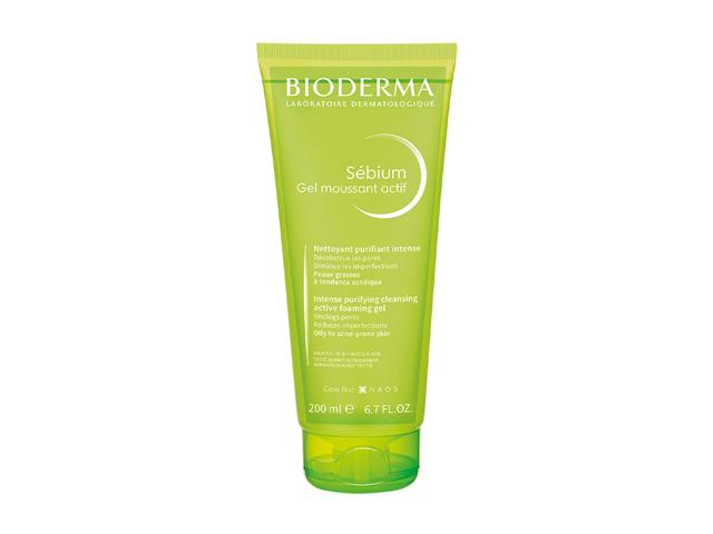 Bioderma Sebium Gel Moussant Actif Żel oczyszczający aktywny interakcje ulotka   200 ml