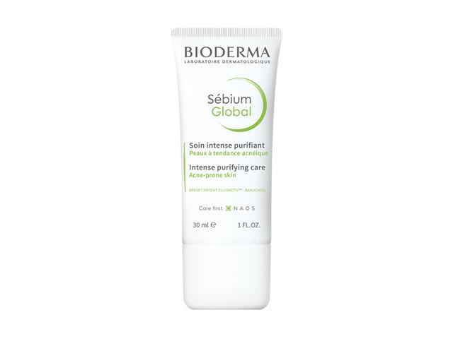 Bioderma Sebium Global Krem o globalnym działaniu przeciwtrądzikowy interakcje ulotka   30 ml