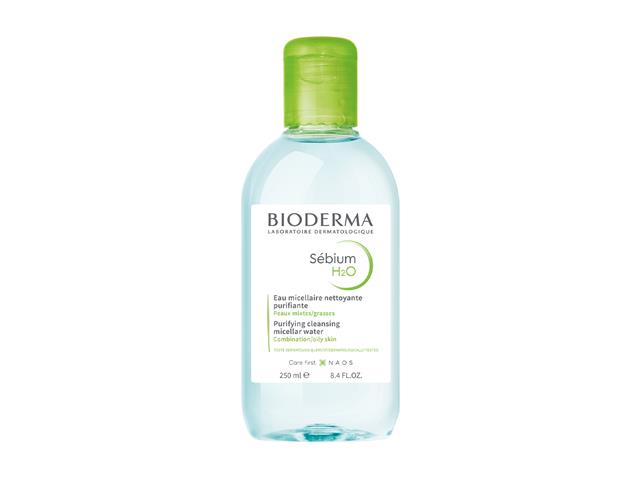 Bioderma Sebium H2O Woda micelarna do oczyszczania i demakijażu twarzy interakcje ulotka woda micelarna  250 ml