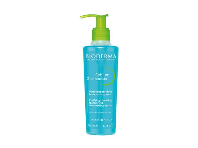 Bioderma Sebium Moussant Żel do mycia antybakteryjny interakcje ulotka żel  200 ml (dozown.)