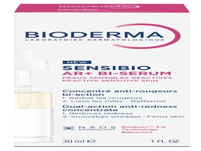 Bioderma Sensibio AR+ Bi-Serum Ser. o podwójnym działaniu redukuje zaczer. i wygładza zmar. interakcje ulotka serum  30 ml