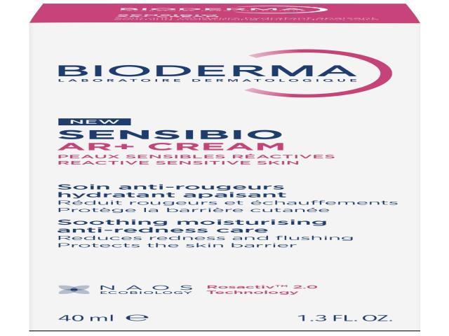 Bioderma Sensibio AR+ Cream Krem redukujący zaczerwienienia kojąco-nawilżający dla skóry wrażliwej interakcje ulotka krem  40 ml