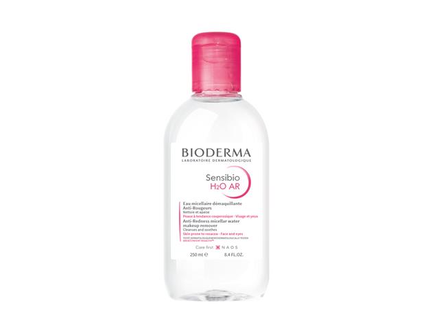 Bioderma Sensibio AR H2O Woda micelarna do oczyszczania twarzy do skóry z problemami naczynkowymi interakcje ulotka   250 ml