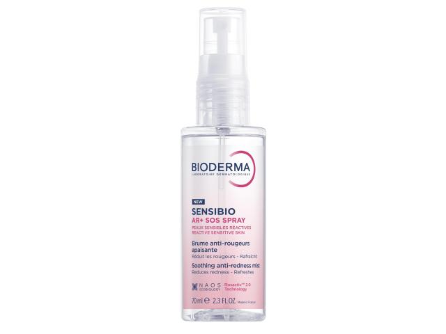 Bioderma Sensibio AR+ Sos Spray Mgiełka przeciw zaczerwienieniom łagodząca interakcje ulotka spray do stosowania na skórę  70 ml