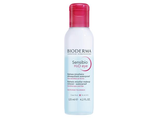 Bioderma Sensibio H2O Eye Woda micelarna do demakijażu oczu i ust dwufazowa interakcje ulotka   125 ml