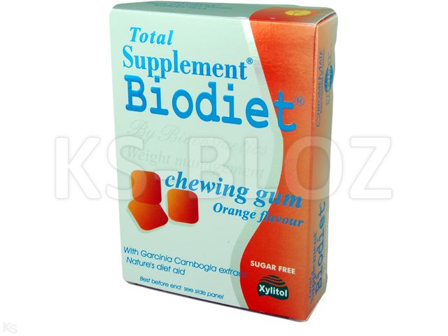 Biodiet sm.pomar. interakcje ulotka guma do żucia - 24 szt.