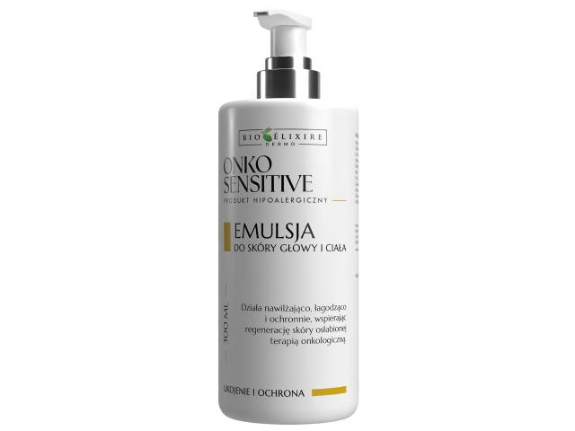 Bioelixire Dermo Onko Sensitive Emulsja do skóry głowy i ciała interakcje ulotka emulsja 300 ml