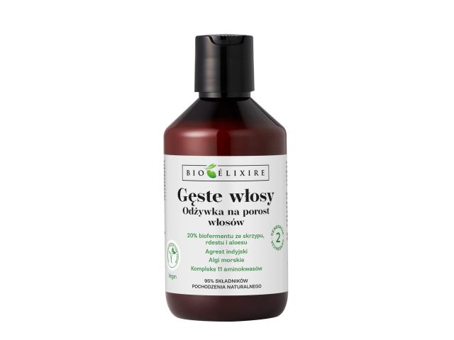 Bioelixire Gęste Włosy Odżywka na porost włosów do codziennego stosowania interakcje ulotka odżywka - 300 ml
