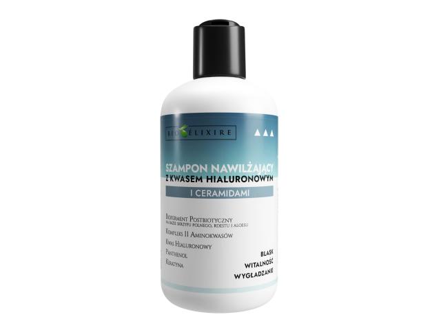 Bioelixire Szampon nawilżający z kwasem hialuronowym i ceramidami interakcje ulotka szampon 300 ml