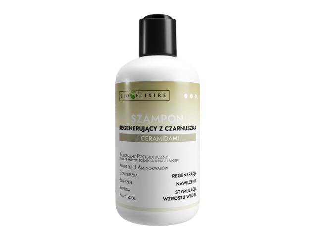Bioelixire Szampon regenerujący z czarnuszką i ceramidami interakcje ulotka szampon 300 ml