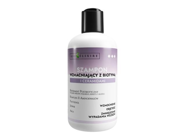 Bioelixire Szampon wzmacniający z biotyną i ceramidami interakcje ulotka szampon 300 ml