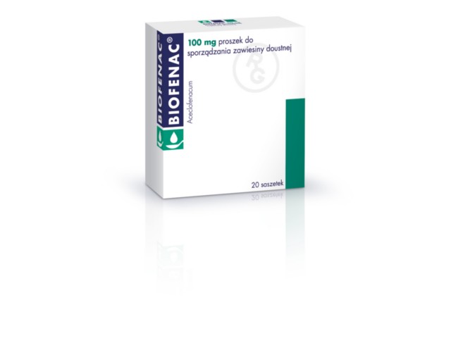 Biofenac interakcje ulotka proszek do sporządzania zawiesiny doustnej 100 mg 20 sasz.