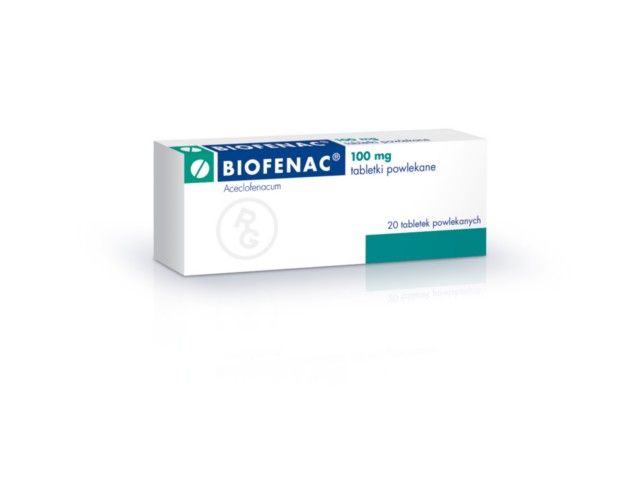 Biofenac interakcje ulotka tabletki powlekane 100 mg 20 tabl.