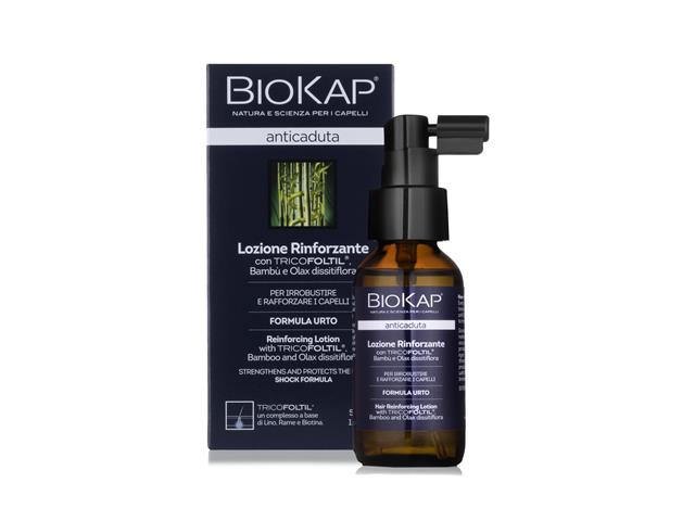 Biokap Anticaduta Lotion przeciw wypadaniu włosów z tricofoltil shock formula interakcje ulotka lotion - 50 ml