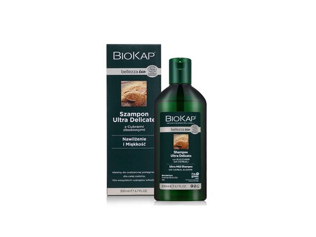 Biokap Bellezza Bio Szampon do mycia włosów ultra delicate interakcje ulotka   200 ml