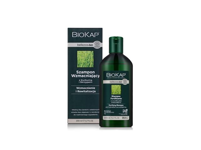 Biokap Bellezza Bio Szampon do mycia włosów wzmacniający interakcje ulotka szampon  200 ml