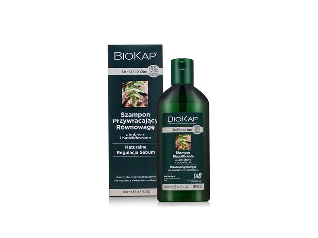 Biokap Bellezza Bio Szampon przywracający równowagę przywracający równowagę interakcje ulotka   200 ml