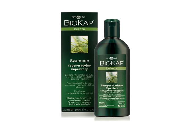 Biokap Bellezza Szampon do mycia włosów rewitalizująco-naprawczy interakcje ulotka   200 ml