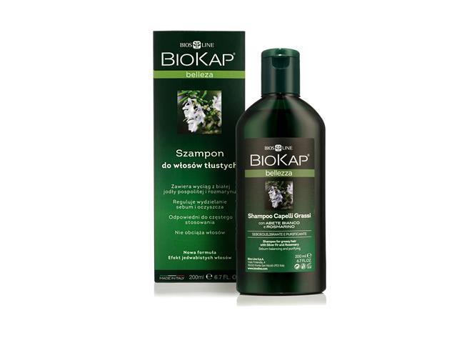 Biokap Bellezza Szampon do mycia włosów tłustych interakcje ulotka szampon  200 ml