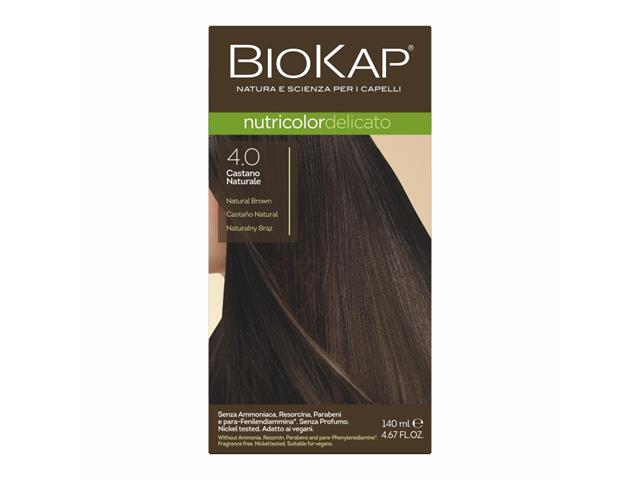 Biokap Nutricolor Delicato Farba do włosów brąz 4.0 interakcje ulotka farba do włosów - 140 ml