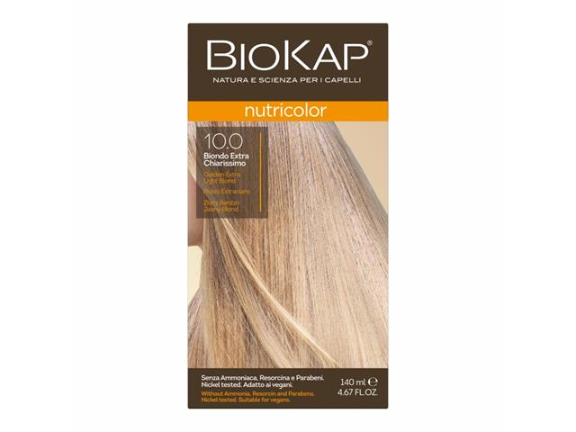 Biokap Nutricolor Farba do włosów złoty bardzo jasny blond 10.0 interakcje ulotka farba do włosów  140 ml