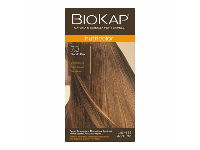 Biokap Nutricolor Farba do włosów złoty blond 7.3 interakcje ulotka farba do włosów  140 ml