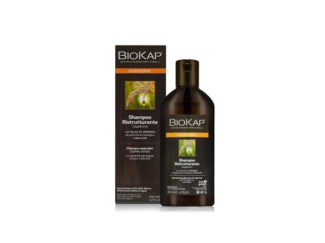 Biokap Nutricolor Szampon do mycia włosów odbudowujący interakcje ulotka szampon  200 ml