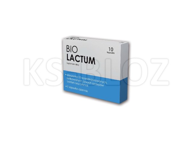 Biolactum interakcje ulotka kapsułki - 10 kaps.