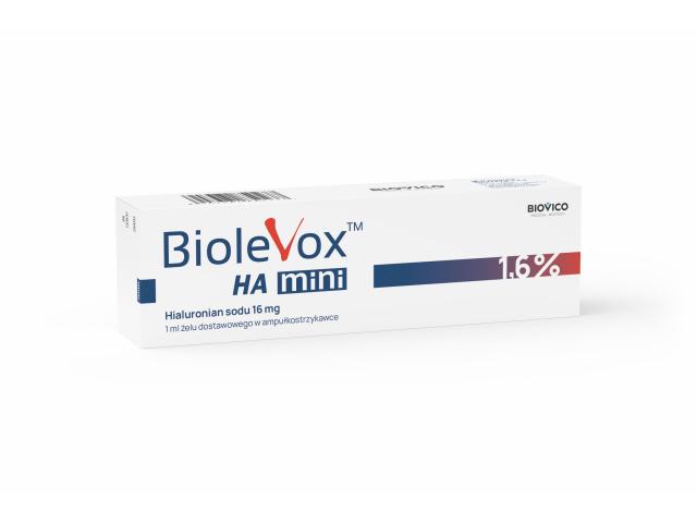 Biolevox HA Mini 1,6% interakcje ulotka żel dostawowy - 1 amp.-strz. po 1 ml