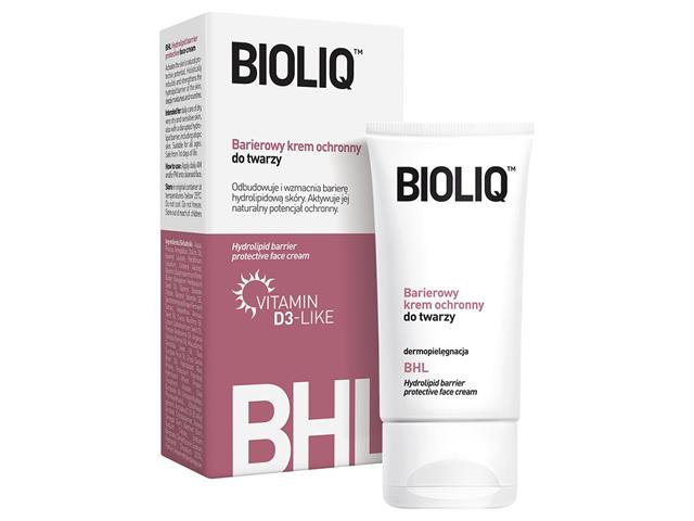 BIOLIQ BHL Krem do twarzy barierowy ochronny interakcje ulotka   50 ml