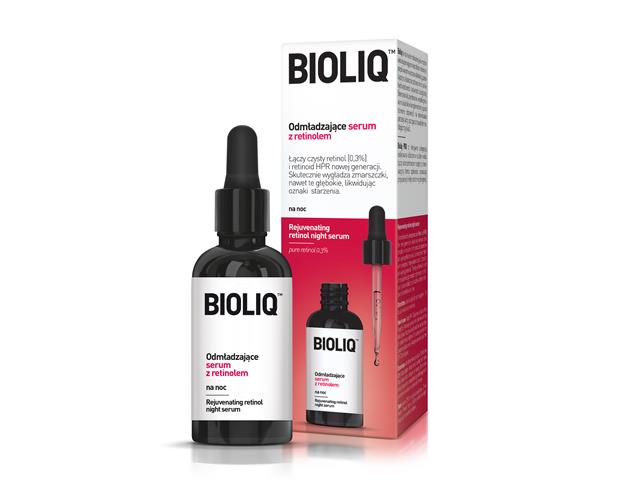 BIOLIQ Pro Serum odmładzające na noc z retinolem interakcje ulotka serum  20 ml (+ zakraplacz)