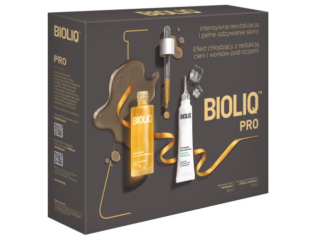 BIOLIQ Pro Zestaw Serum intensywne rewitalizujące + Krem pod oczy korygujący interakcje ulotka zestaw 30 ml