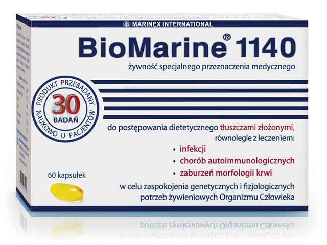 BioMarine 1140 interakcje ulotka kaps. - 60 kaps.