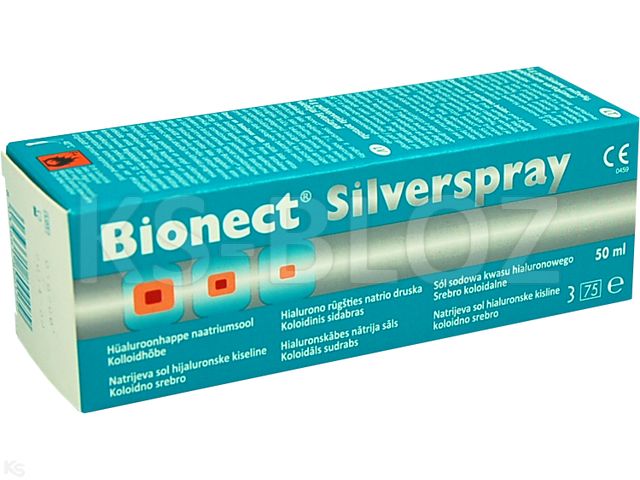 Bionect Silver Spray interakcje ulotka aerozol  50 ml