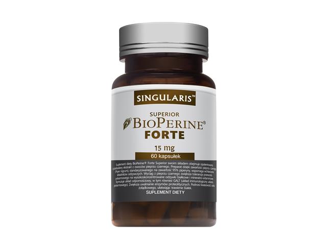 Bioperine Forte Singularis Superior interakcje ulotka kapsułki - 60 kaps.