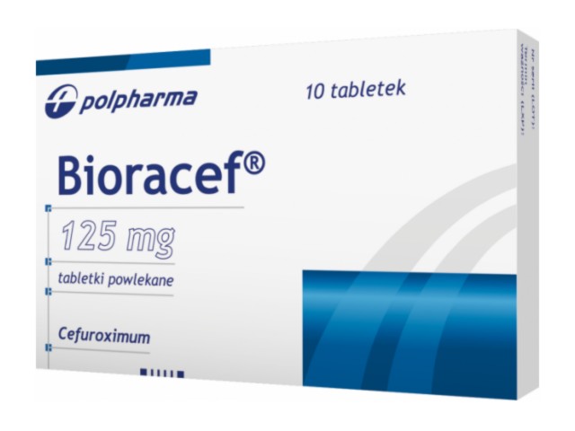 Bioracef interakcje ulotka tabletki powlekane 125 mg 10 tabl. | 2 blist.po 5 szt.