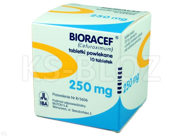 Bioracef interakcje ulotka tabletki powlekane 250 mg 