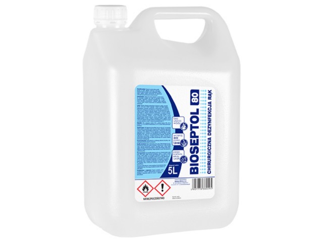 Bioseptol 80 interakcje ulotka płyn dezynfekujący - 5 l (kanist.)