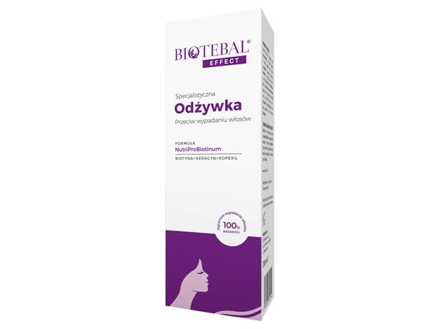 Biotebal Effect Odżywka przeciw wypadaniu włosów specjalistyczna interakcje ulotka   200 ml