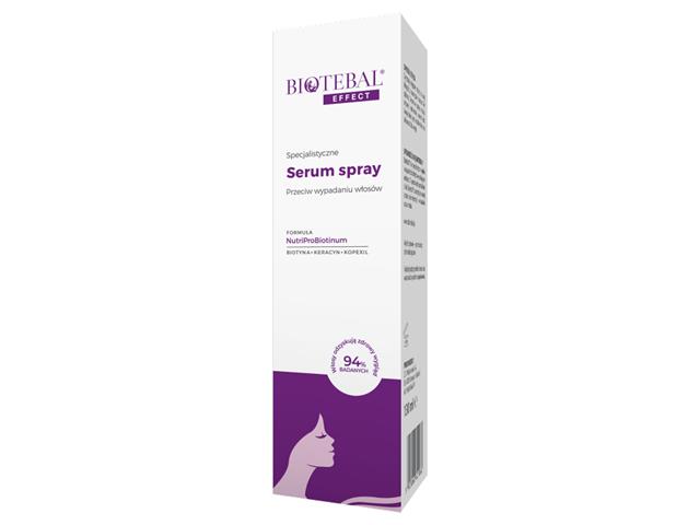 Biotebal Effect Serum-spray przeciw wypadaniu włosów specjalistyczne interakcje ulotka serum  130 ml