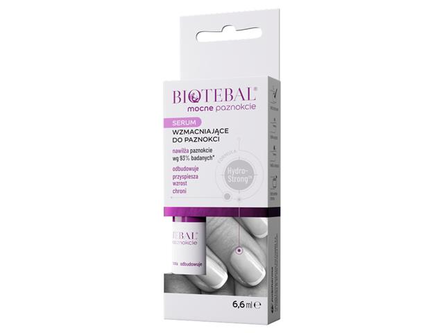 Biotebal Mocne Paznokcie Serum interakcje ulotka serum - 6,6 ml