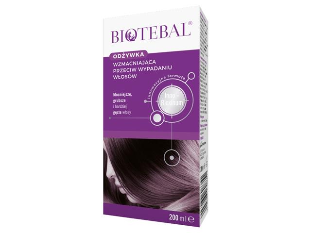 Biotebal Odżywka przeciw wypadaniu włosów interakcje ulotka   200 ml