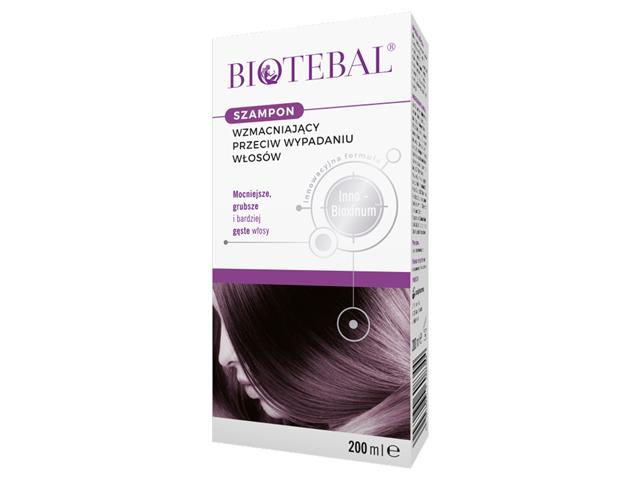 Biotebal Szampon przeciw wypadaniu włosów interakcje ulotka   200 ml